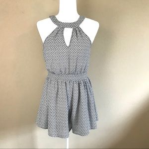 Black and White Romper